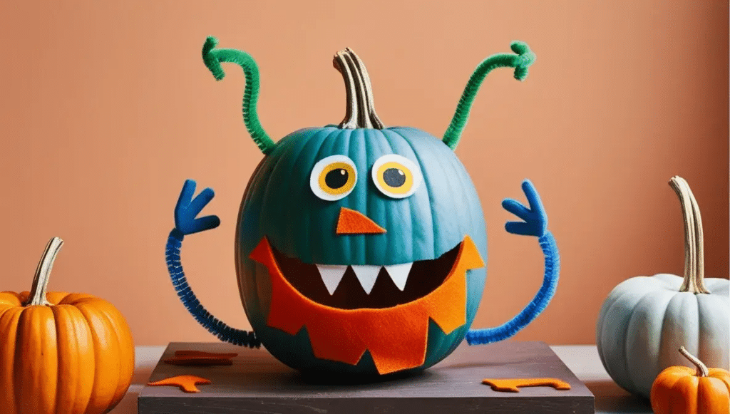 Monster Pumpkin Pumpkin Decorating