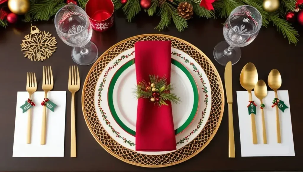 Festive Table Settings Christmas Brunch Decor Ideas