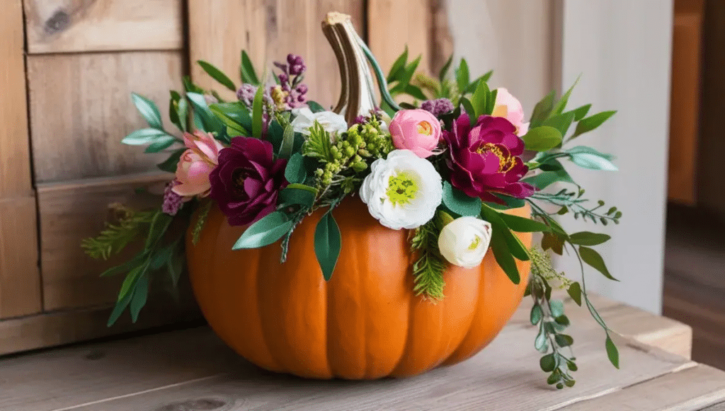Floral Pumpkin Pumpkin Decorating
