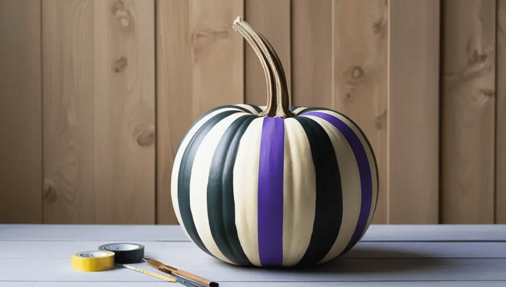 Striped Pumpkin Pumpkin Decorating